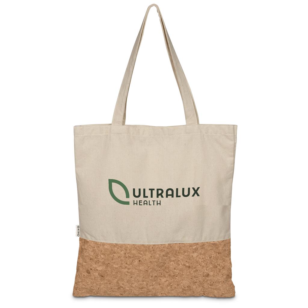 Okiyo Shukaku Cork & Cotton Shopper Mirelle Leather and Lifestyle