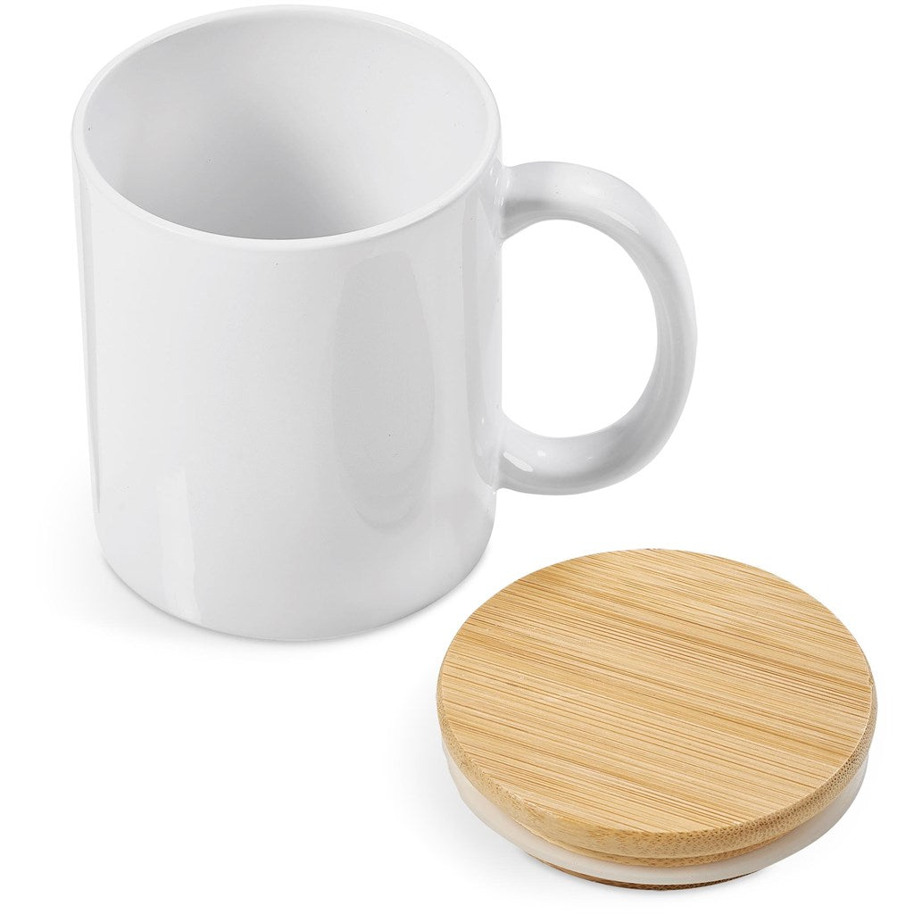 Okiyo Sozo Bamboo & Ceramic Sublimation Coffee Mug - 330ml Mirelle Leather and Lifestyle