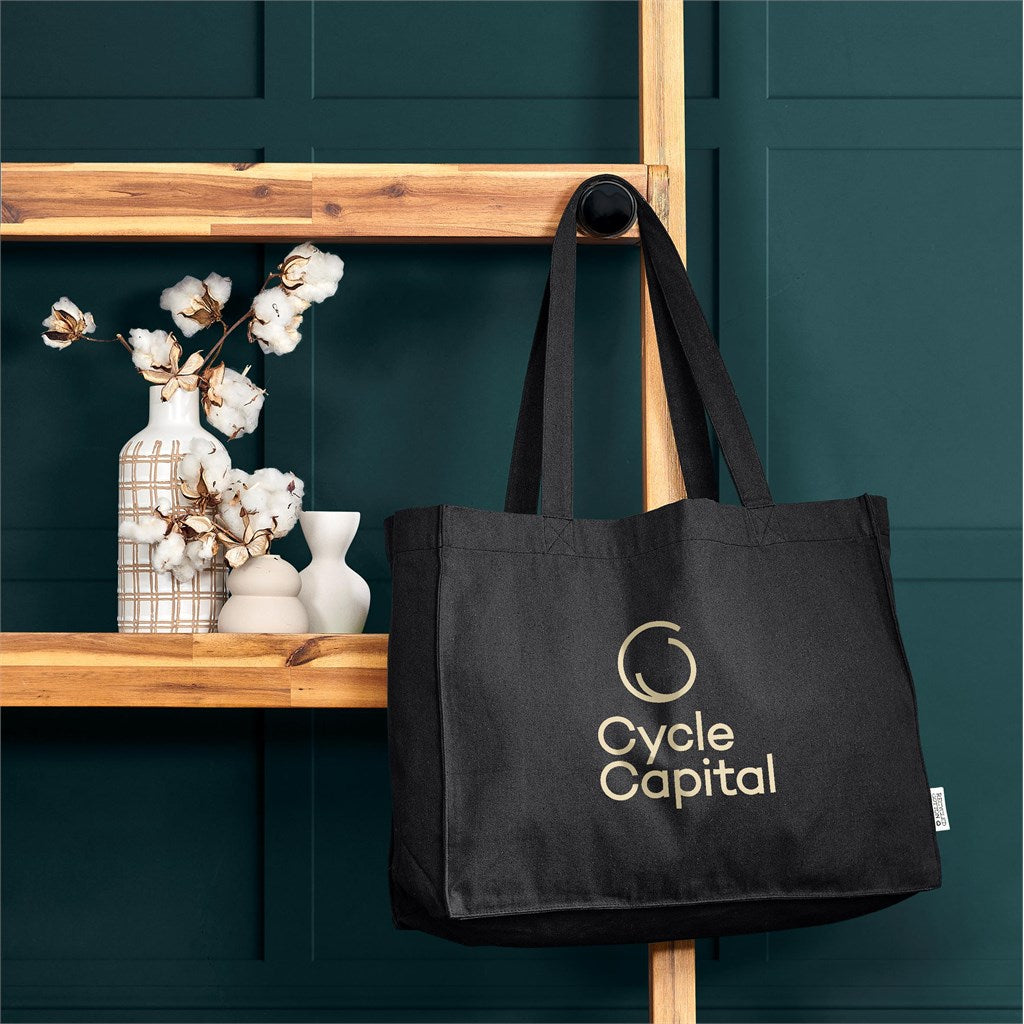 Okiyo Subarashi Recycled Canvas Tote Mirelle Leather and Lifestyle