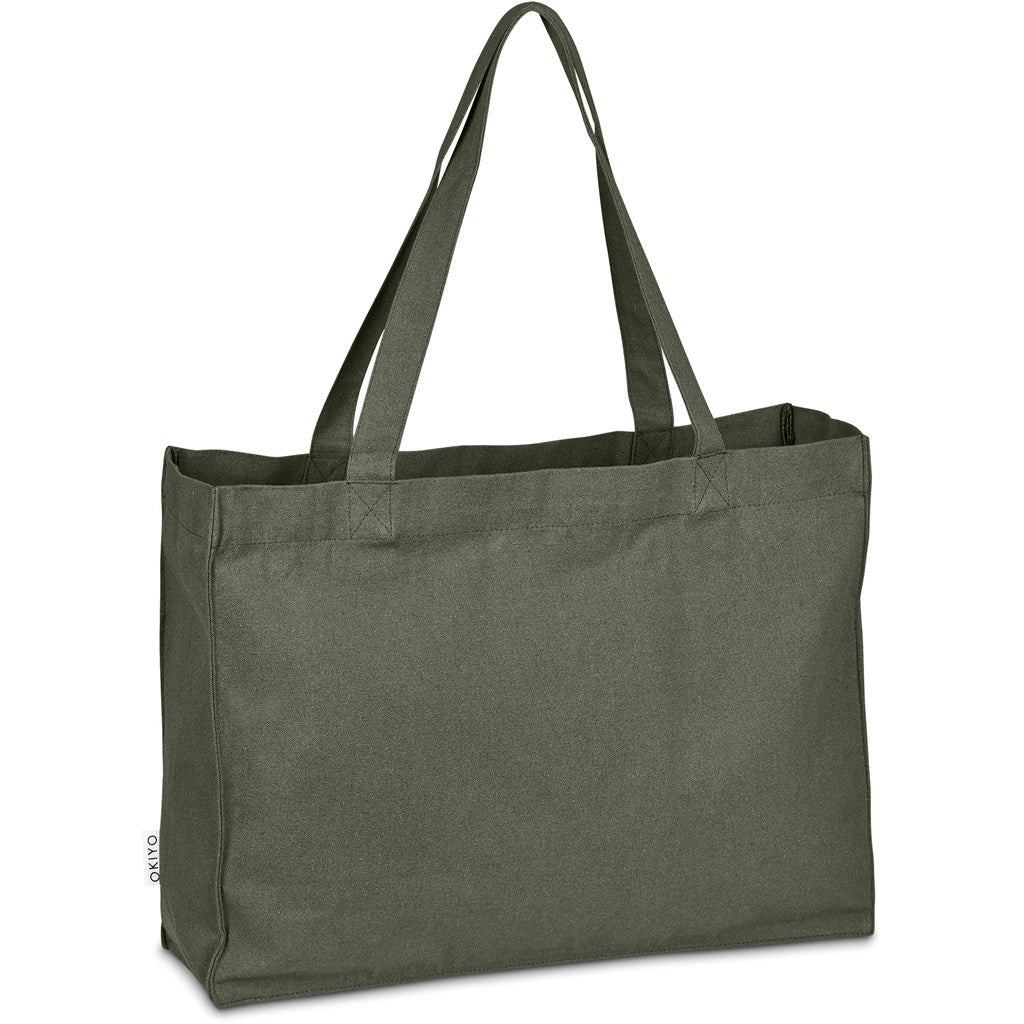 Okiyo Subarashi Recycled Canvas Tote Mirelle Leather and Lifestyle