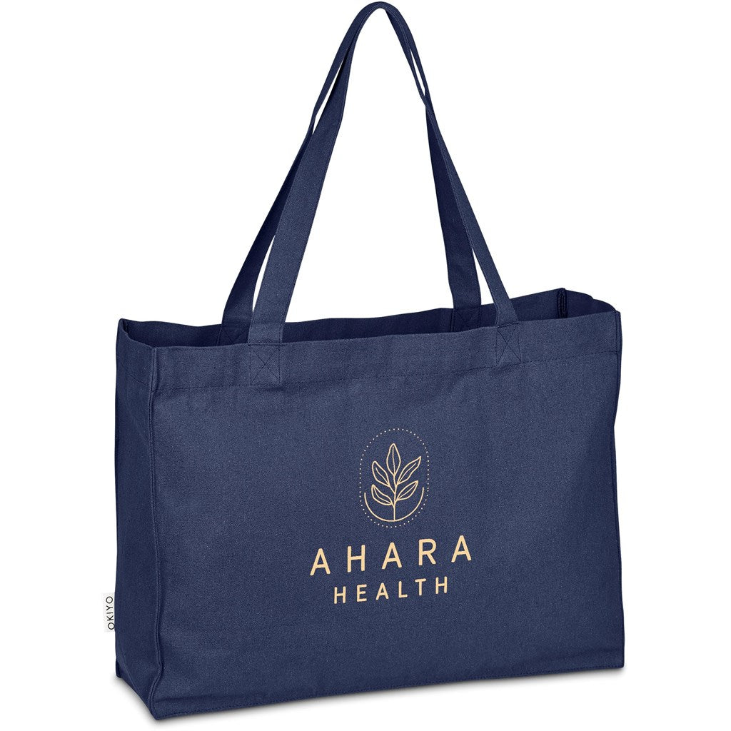 Okiyo Subarashi Recycled Canvas Tote Mirelle Leather and Lifestyle