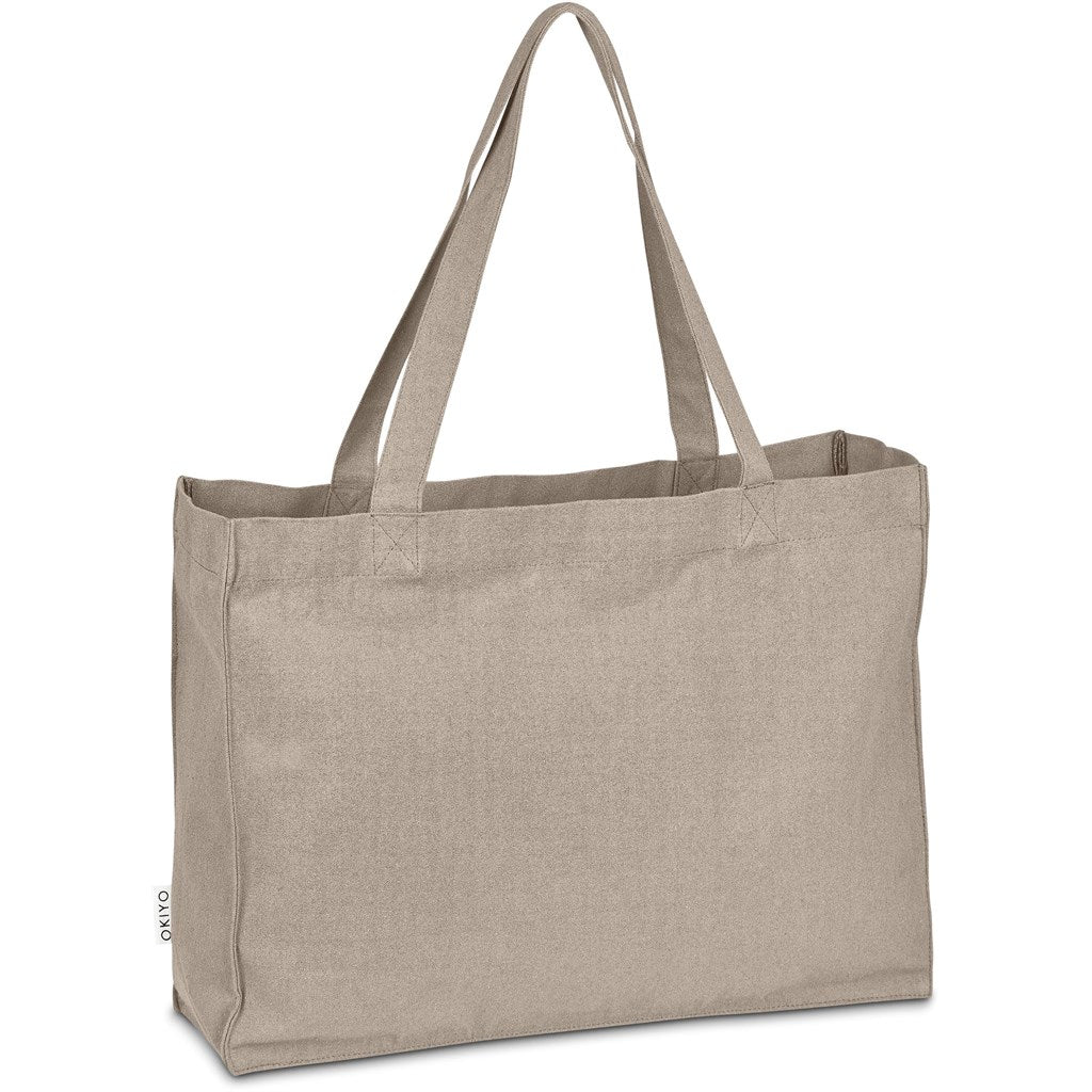 Okiyo Subarashi Recycled Canvas Tote Mirelle Leather and Lifestyle