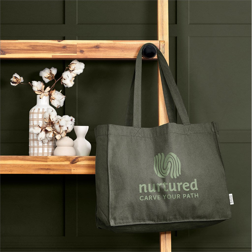 Okiyo Subarashi Recycled Canvas Tote Mirelle Leather and Lifestyle