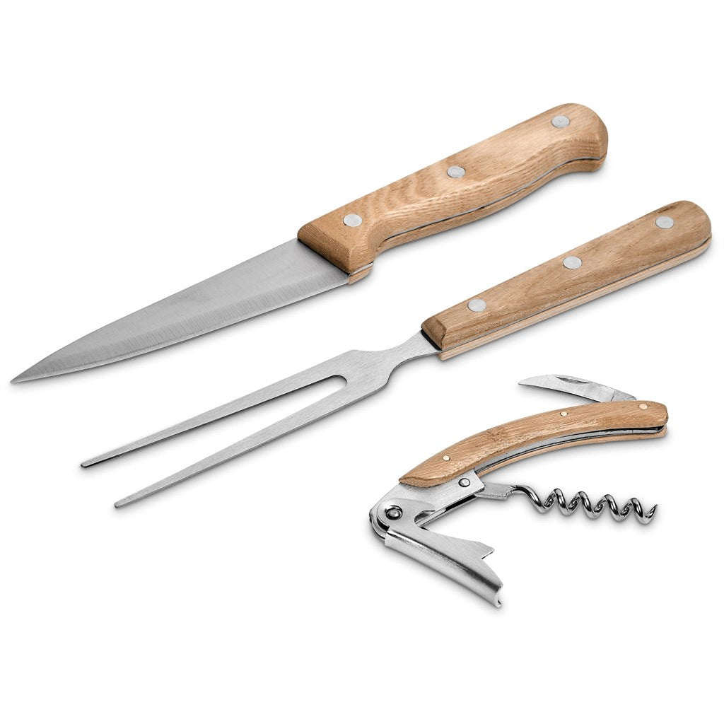 Okiyo Suraisu Bamboo Food & Wine Set Mirelle Leather and Lifestyle