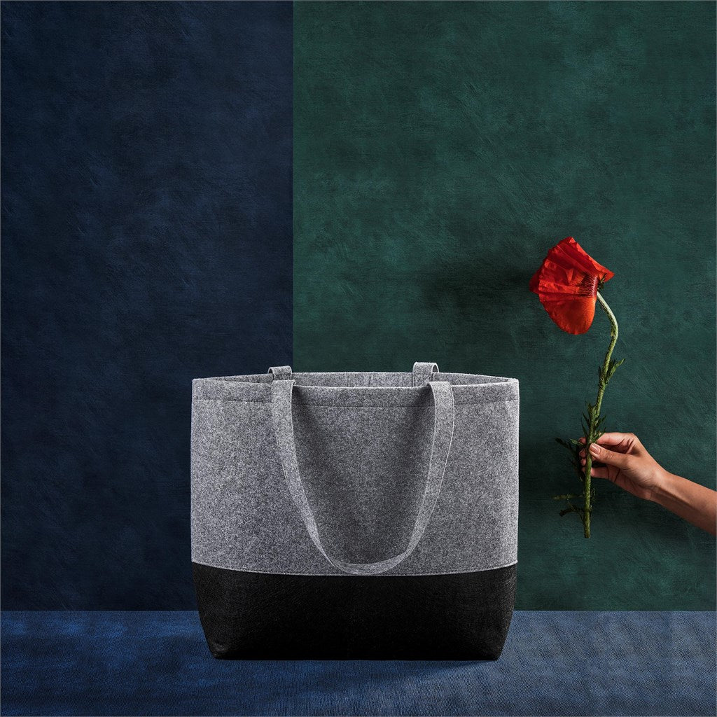 Okiyo Toku Recycled PET Felt Large Tote Mirelle Leather and Lifestyle