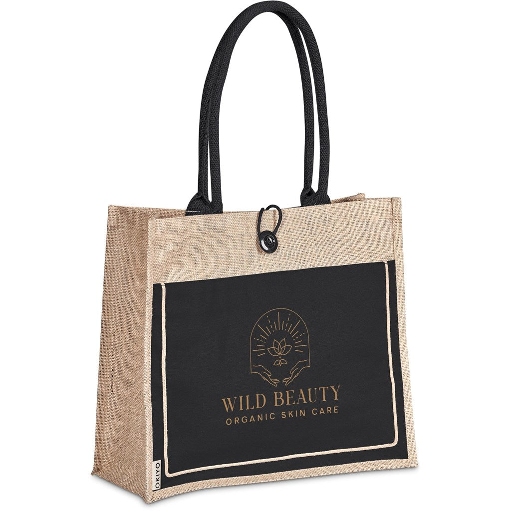 Okiyo Umi Jute & Cotton Tote Mirelle Leather and Lifestyle