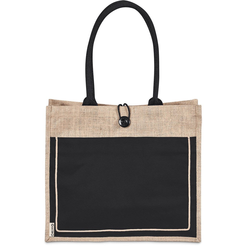 Okiyo Umi Jute & Cotton Tote Mirelle Leather and Lifestyle