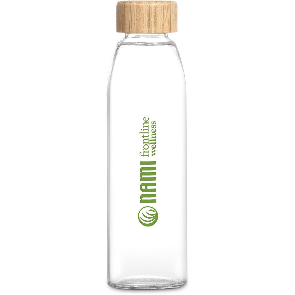 Okiyo Wabi-Sabi Glass Water Bottle - 500ml Mirelle Leather and Lifestyle