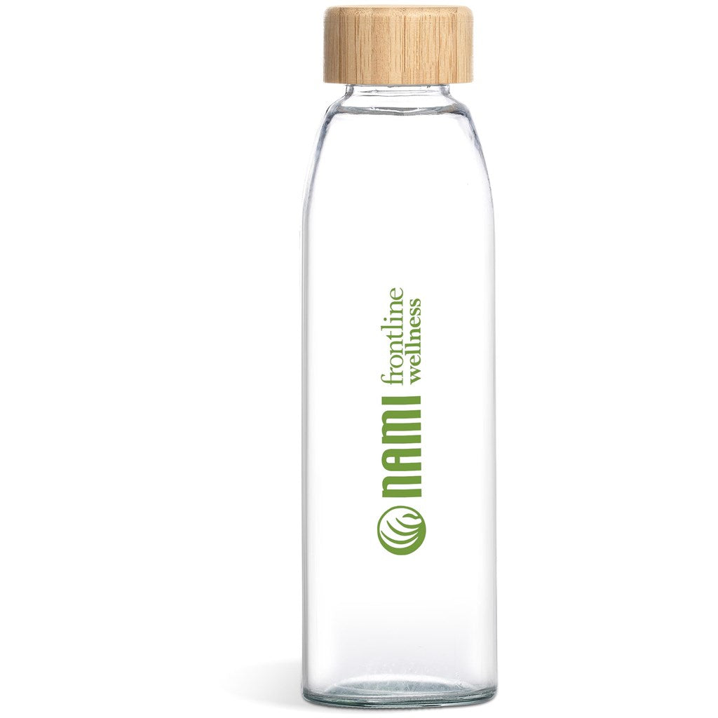 Okiyo Wabi-Sabi Glass Water Bottle - 500ml Mirelle Leather and Lifestyle