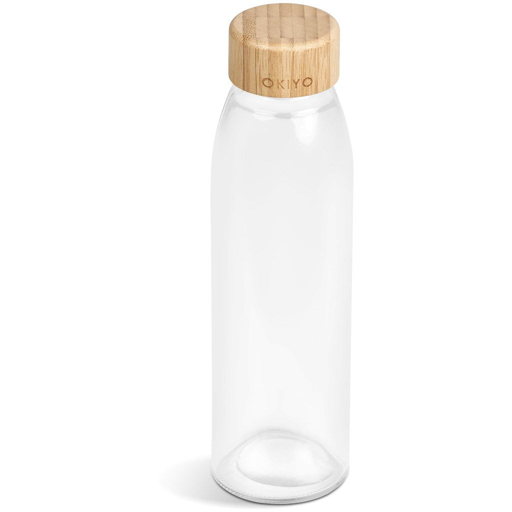 Okiyo Wabi-Sabi Glass Water Bottle - 500ml Mirelle Leather and Lifestyle