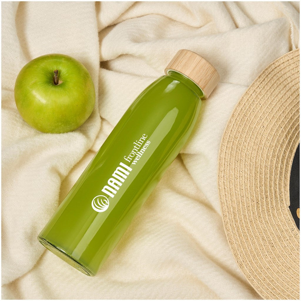 Okiyo Wabi-Sabi Glass Water Bottle - 500ml Mirelle Leather and Lifestyle