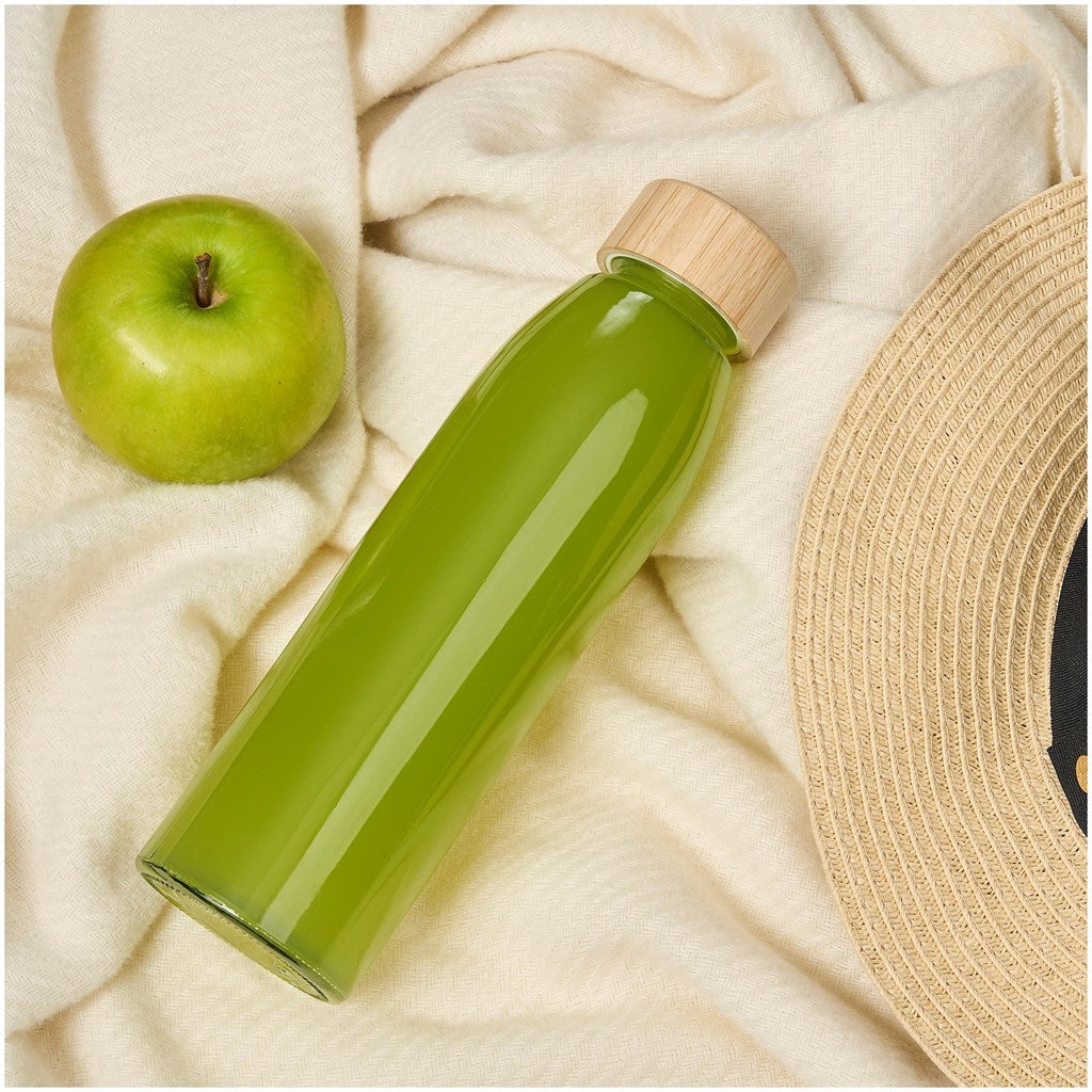 Okiyo Wabi-Sabi Glass Water Bottle - 500ml Mirelle Leather and Lifestyle