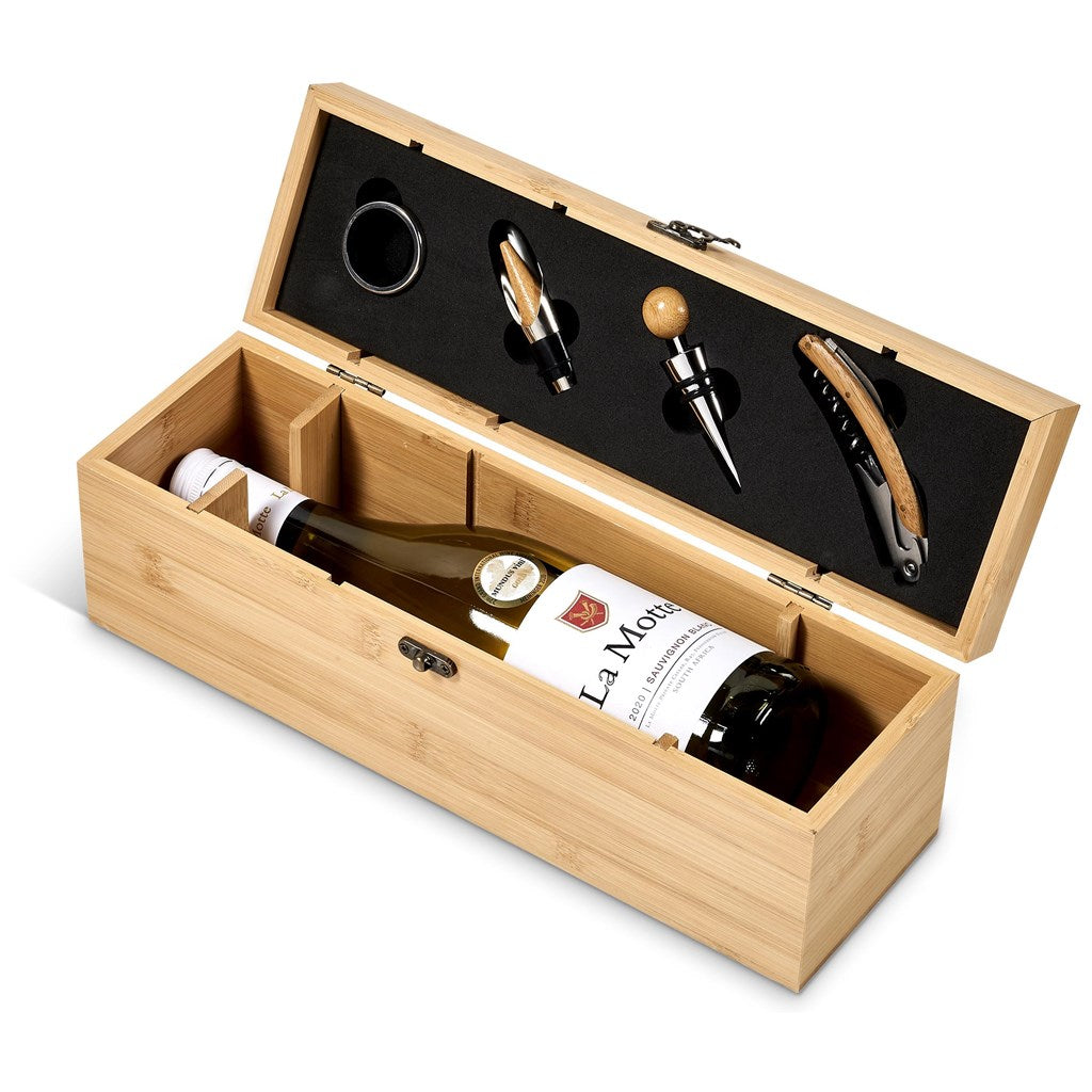 Okiyo Wainoka Bamboo Wine Set Mirelle Leather and Lifestyle