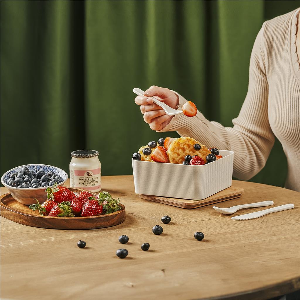 Okiyo Wani Wheat Straw & Bamboo Lunch Box Mirelle Leather and Lifestyle