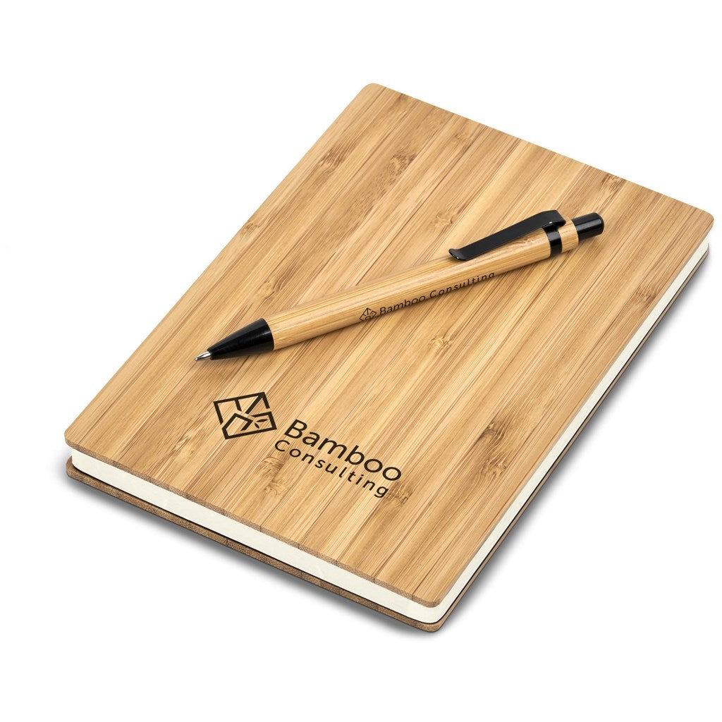Okiyo Yahari Bamboo Notebook & Pen Set ZA A5 Notebooks,Bamboo Products,Notebook Sets Mirelle Leather and Lifestyle