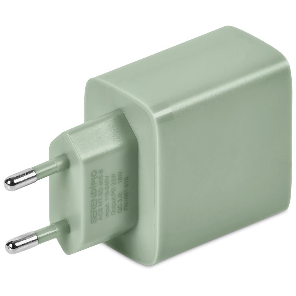 Serendipio Berkshire Fast Wall Charger Mirelle Leather and Lifestyle