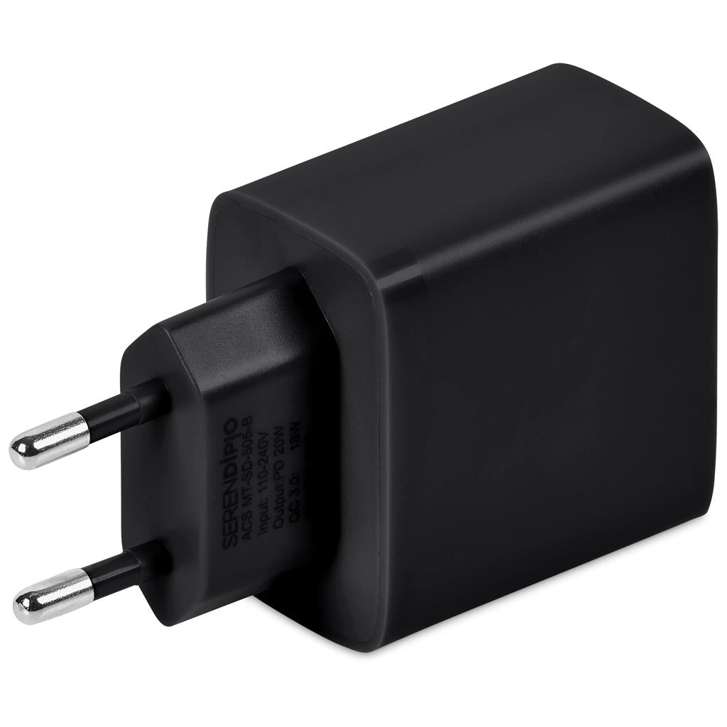 Serendipio Berkshire Fast Wall Charger Mirelle Leather and Lifestyle