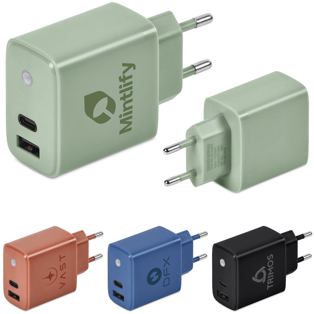 Serendipio Berkshire Fast Wall Charger Mirelle Leather and Lifestyle