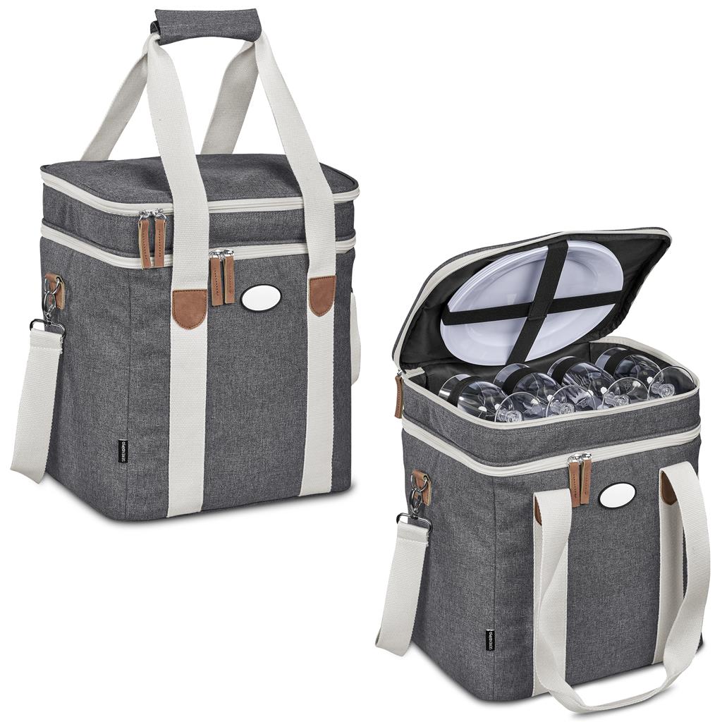 Serendipio Brookfield 4-Person Picnic Cooler Mirelle Leather and Lifestyle