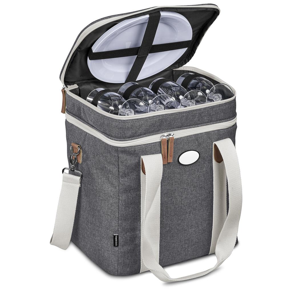 Serendipio Brookfield 4-Person Picnic Cooler Mirelle Leather and Lifestyle