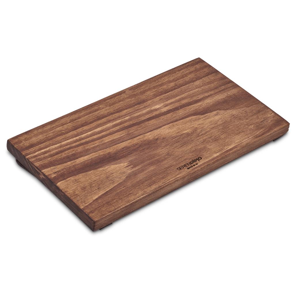 Serendipio Large Farm Style Wooden Tray with Leather Straps Mirelle Leather and Lifestyle