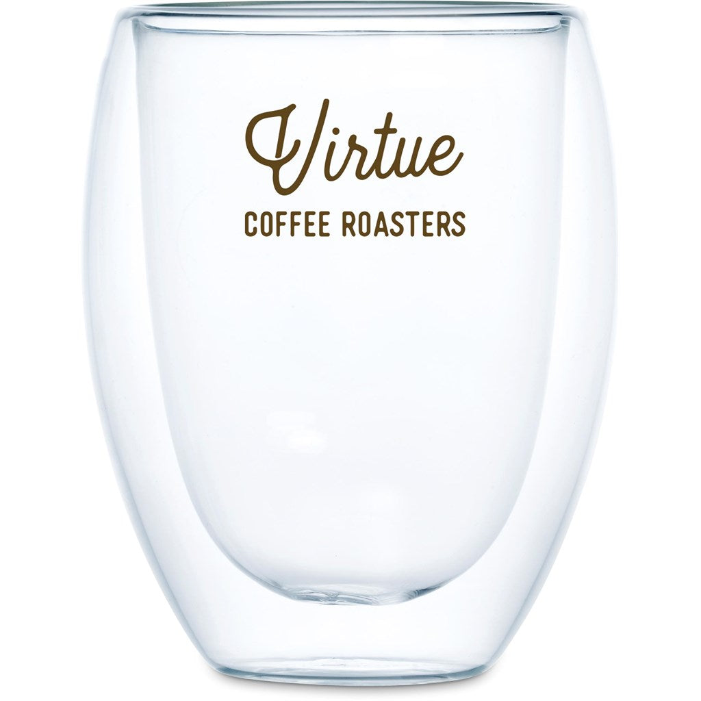 Serendipio Lorenzo Glass Double-Wall Cup - 350ml Mirelle Leather and Lifestyle