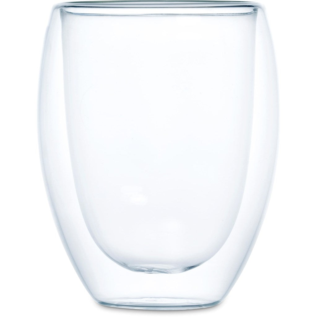 Serendipio Lorenzo Glass Double-Wall Cup - 350ml Mirelle Leather and Lifestyle