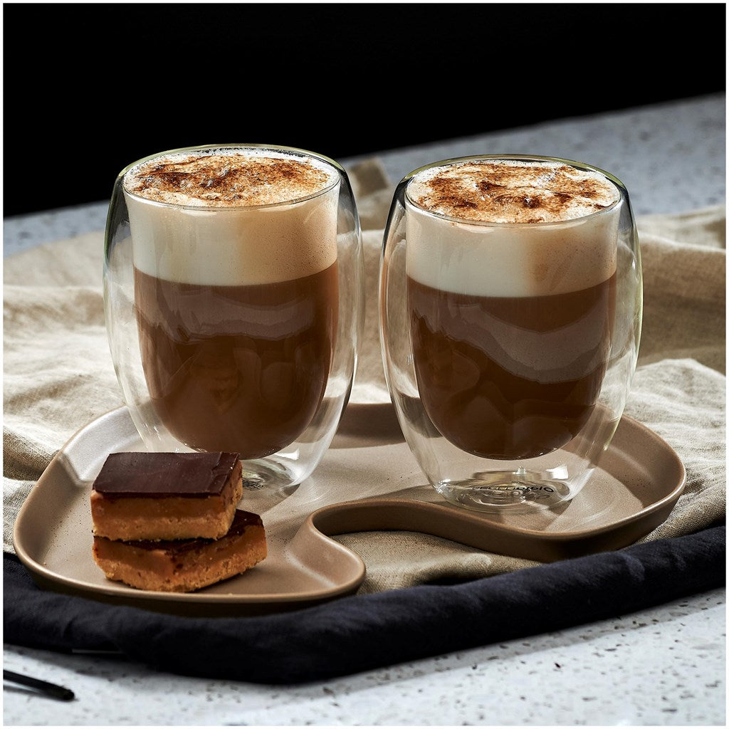Serendipio Lorenzo Glass Double-Wall Cup - 350ml Mirelle Leather and Lifestyle