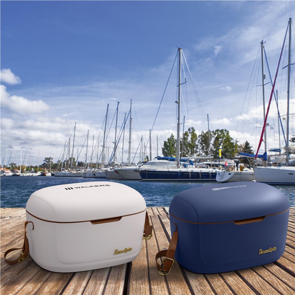 Serendipio Marina 12-Litre Cooler Box Mirelle Leather and Lifestyle