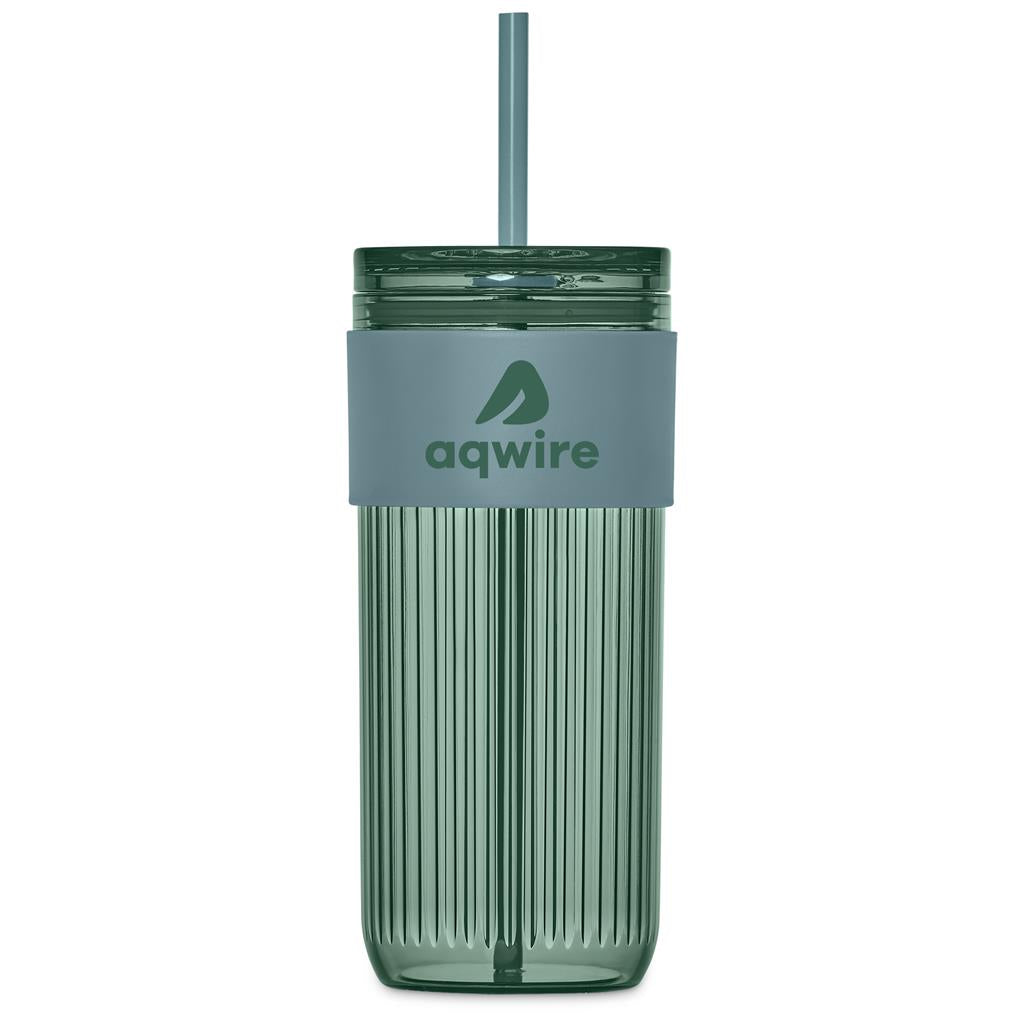 Serendipio Mayfair Plastic Tumbler & Straw – 650ml Mirelle Leather and Lifestyle