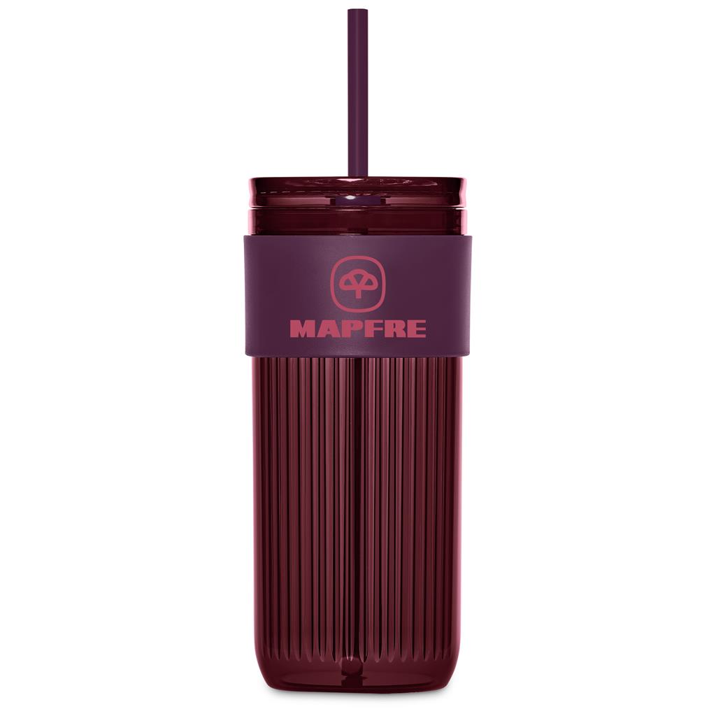 Serendipio Mayfair Plastic Tumbler & Straw – 650ml Mirelle Leather and Lifestyle