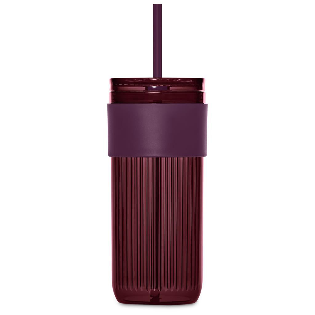 Serendipio Mayfair Plastic Tumbler & Straw – 650ml Mirelle Leather and Lifestyle