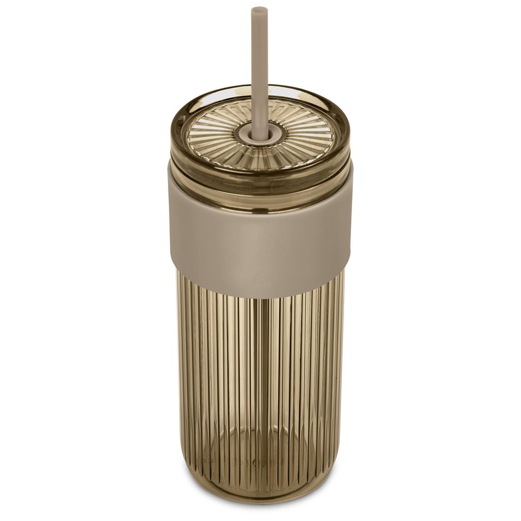 Serendipio Mayfair Plastic Tumbler & Straw – 650ml Mirelle Leather and Lifestyle