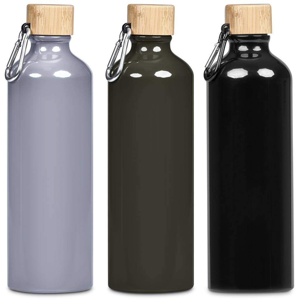 Serendipio Origen Aluminium & Bamboo Water Bottle – 750ml Mirelle Leather and Lifestyle