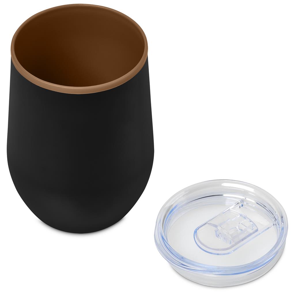 Serendipio Ovolo Stainless Steel & Plastic Double-Wall Tumbler – 350ml Mirelle Leather and Lifestyle