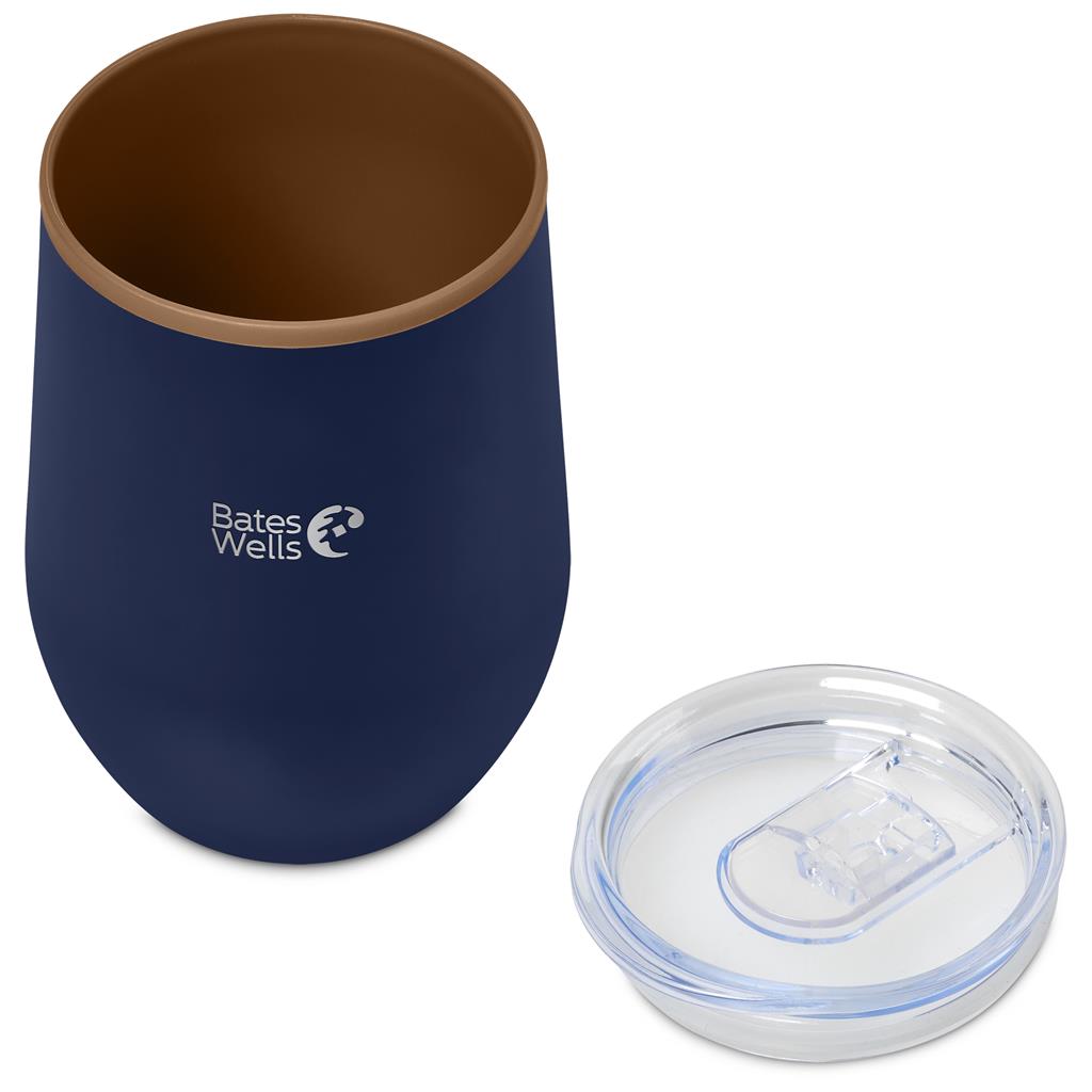Serendipio Ovolo Stainless Steel & Plastic Double-Wall Tumbler – 350ml Mirelle Leather and Lifestyle