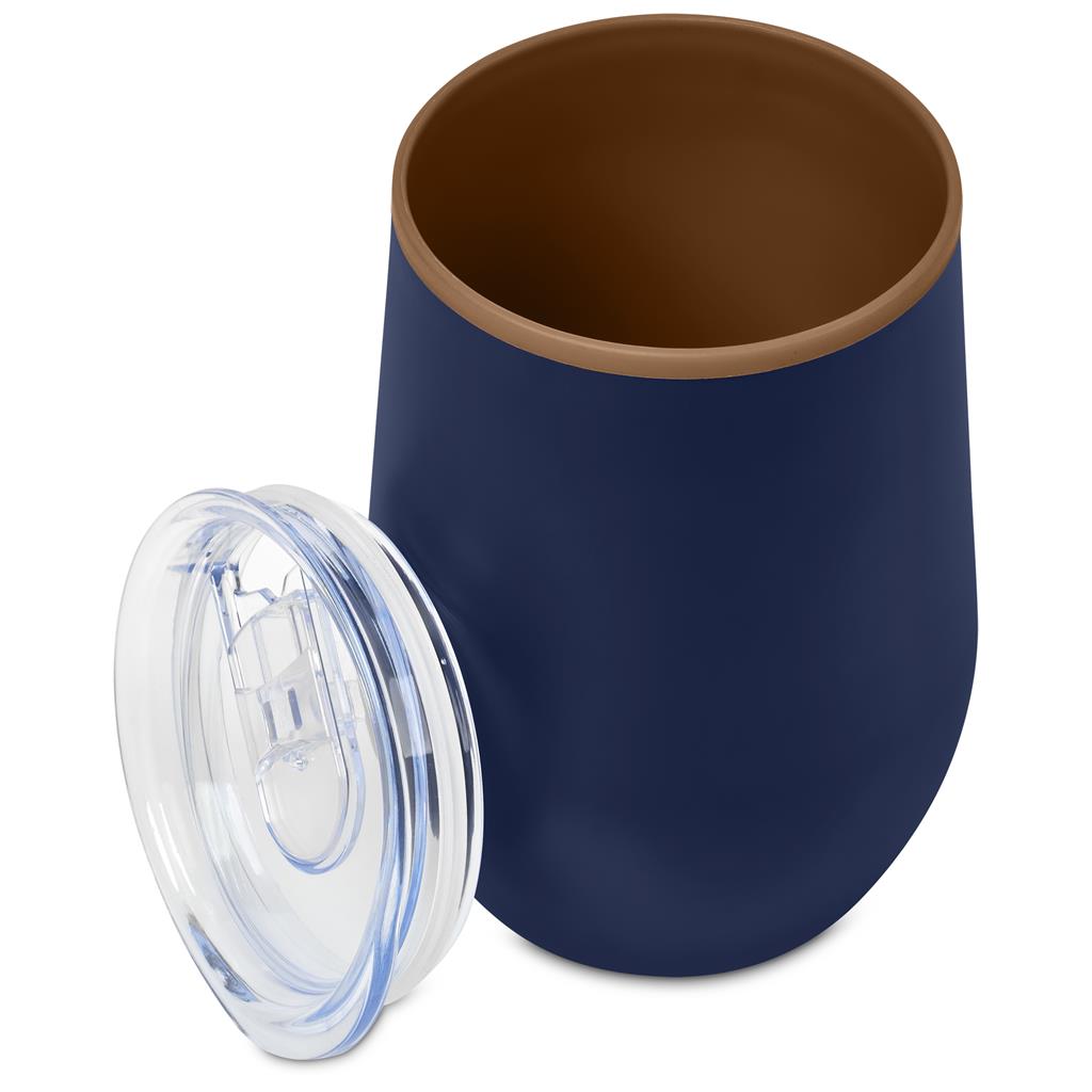 Serendipio Ovolo Stainless Steel & Plastic Double-Wall Tumbler – 350ml Mirelle Leather and Lifestyle