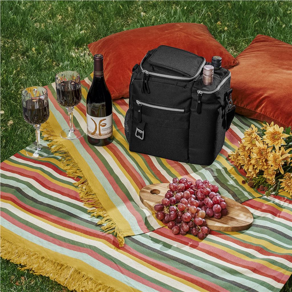 Serendipio Quivera Wine & 16-Can Cooler Mirelle Leather and Lifestyle