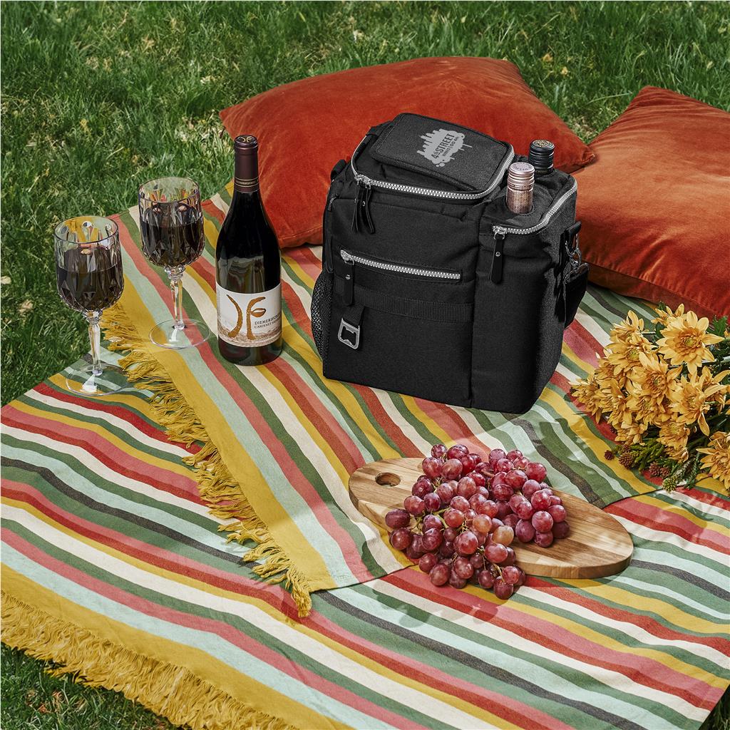 Serendipio Quivera Wine & 16-Can Cooler Mirelle Leather and Lifestyle