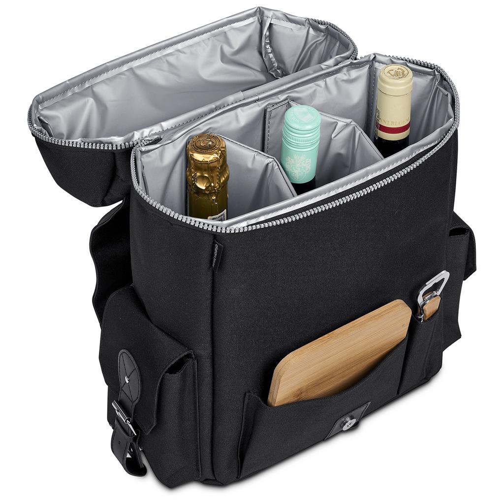 Serendipio Quivera Wine & Cheese 18-Can Cooler Mirelle Leather and Lifestyle