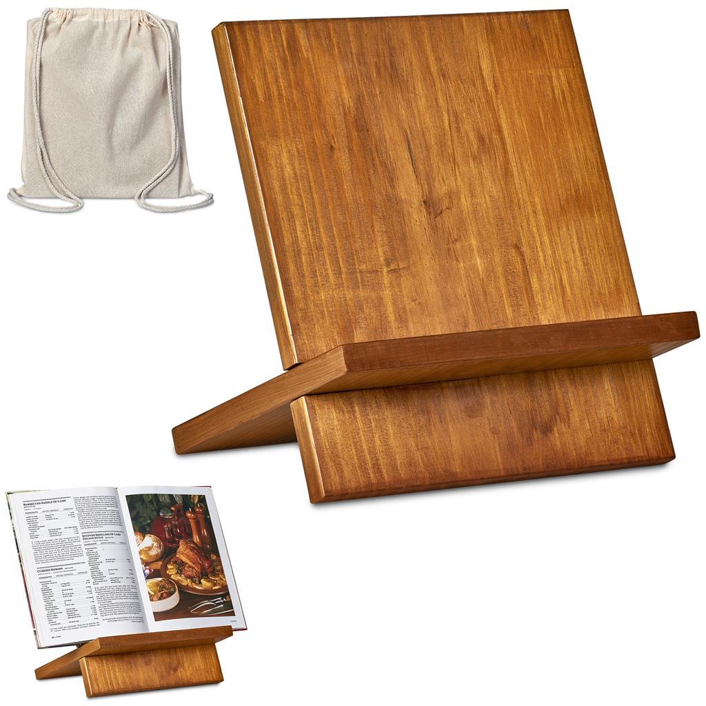 Serendipio Rustic Cookbook Stand Mirelle Leather and Lifestyle