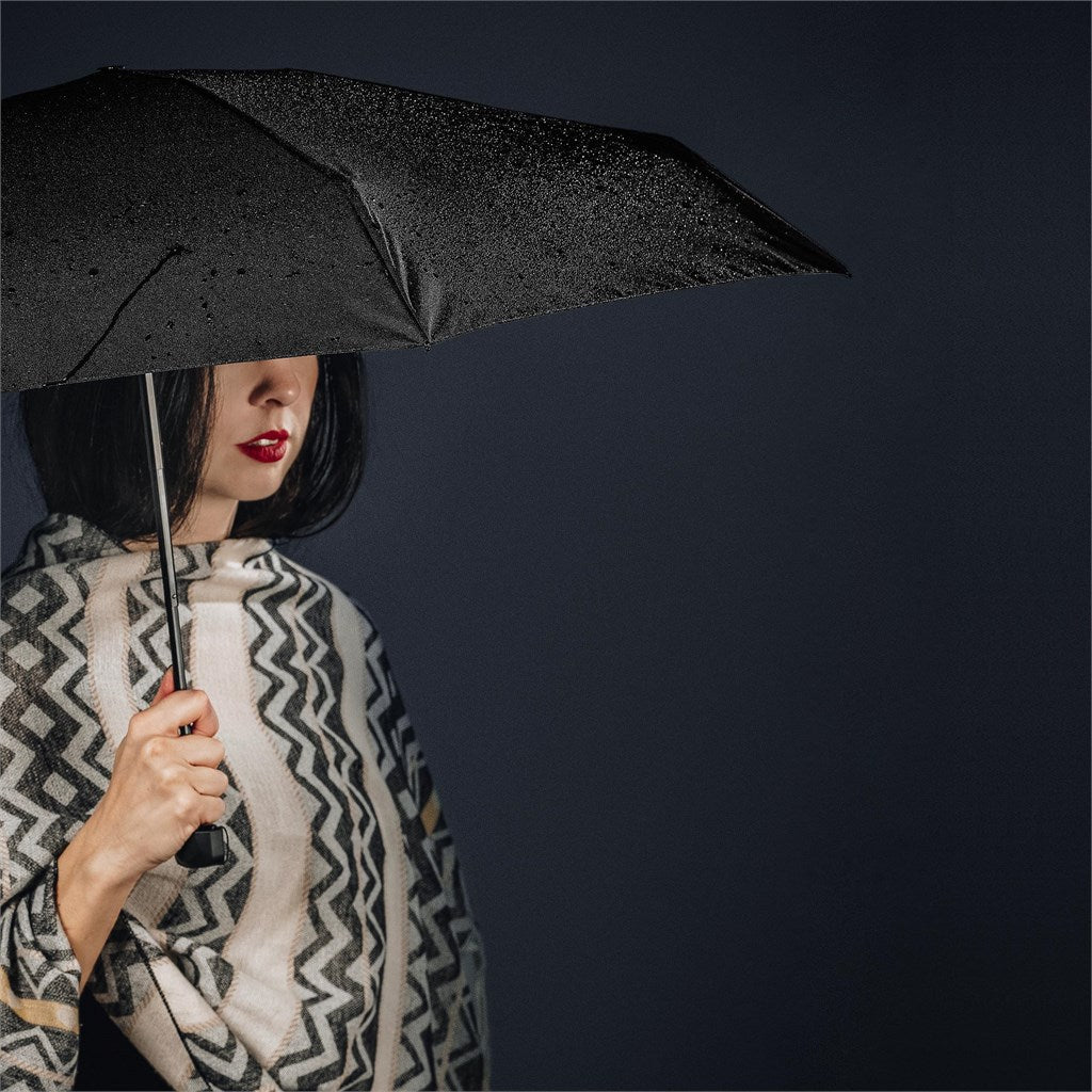 Serendipio Salem Recycled PET Compact Umbrella with EVA Pouch Mirelle Leather and Lifestyle