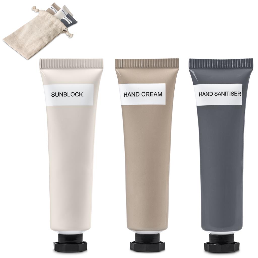 Serendipio Skincare Travel Set Mirelle Leather and Lifestyle