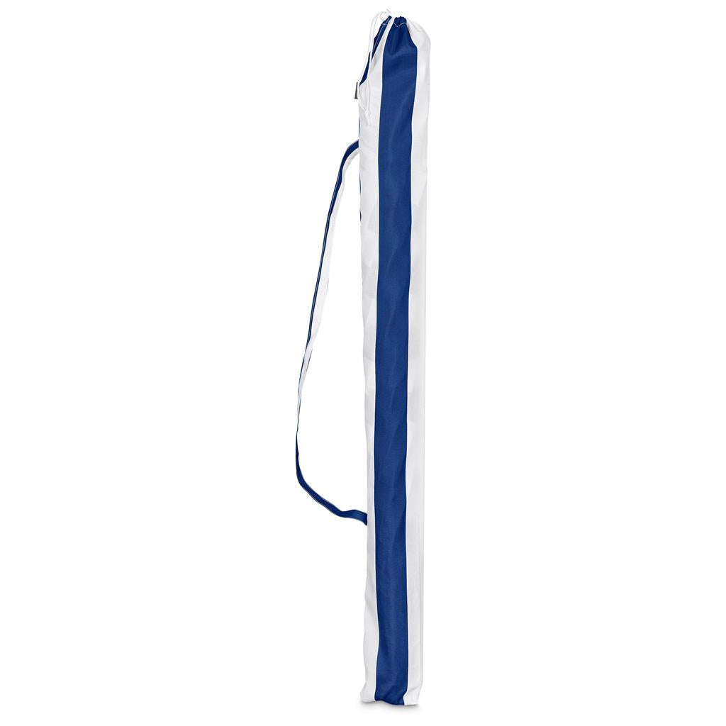 Serendipio Tanereef Stripe Beach Umbrella Mirelle Leather and Lifestyle