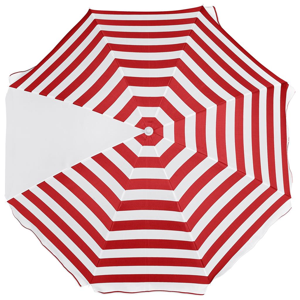 Serendipio Tanereef Stripe Beach Umbrella Mirelle Leather and Lifestyle