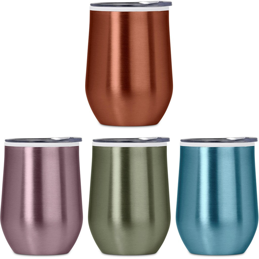 Serendipio Vogue Madison Stainless Steel & Plastic Double-Wall Tumbler - 350ml Mirelle Leather and Lifestyle