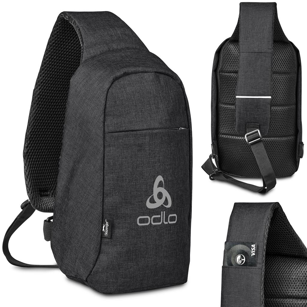 Slazenger Turfmoor Anti-Theft Crossbody Sling Bag ZA Travel Bags,Crossbody and Waist Bags,Travel Essentials,Bags Mirelle Leather and Lifestyle