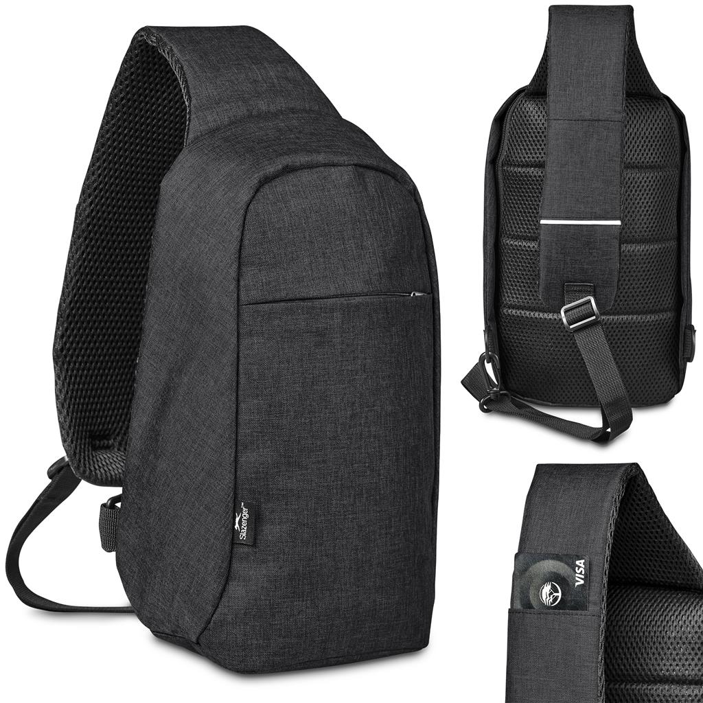 Slazenger Turfmoor Anti-Theft Crossbody Sling Bag ZA Travel Bags,Crossbody and Waist Bags,Travel Essentials,Bags Mirelle Leather and Lifestyle