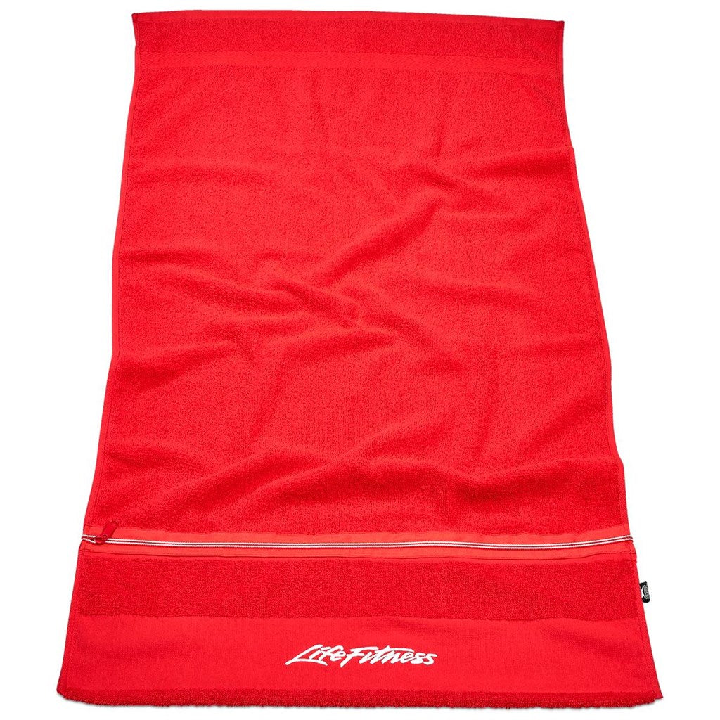 Slazenger Wembley Gym Towel - Red Mirelle Leather and Lifestyle