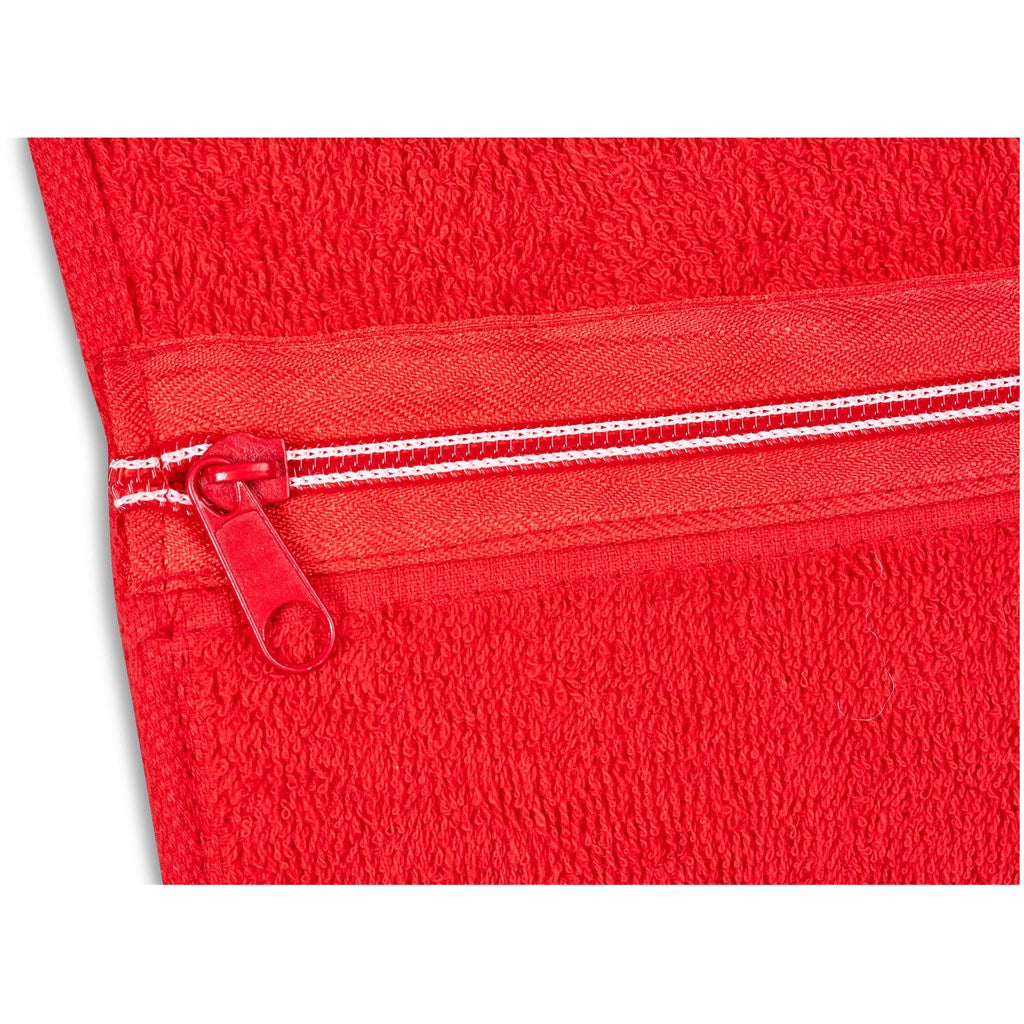 Slazenger Wembley Gym Towel - Red Mirelle Leather and Lifestyle